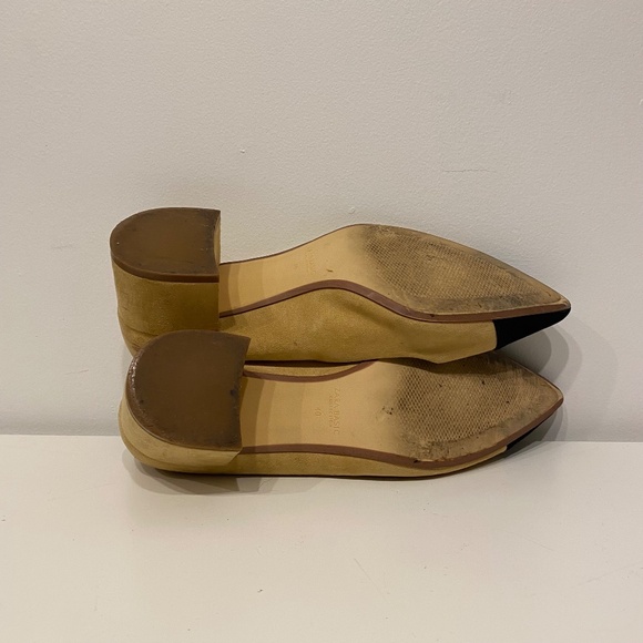 Zara Two Toned Faux Suede Pointy Toe Heels - Picture 6 of 6